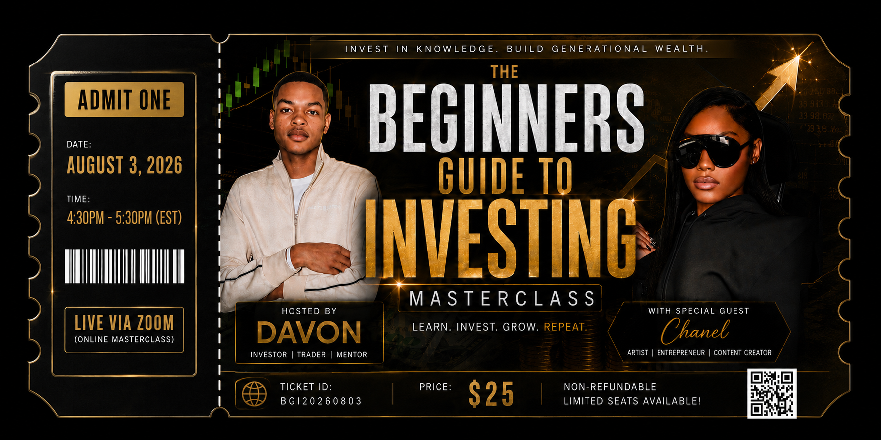The Beginners Guide to Investing – Live Master Class