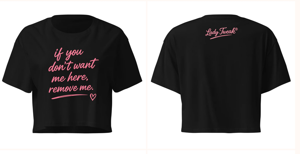 Remove Me Tee - BLK