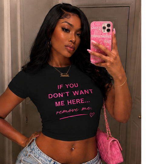 Remove Me Tee - BLK