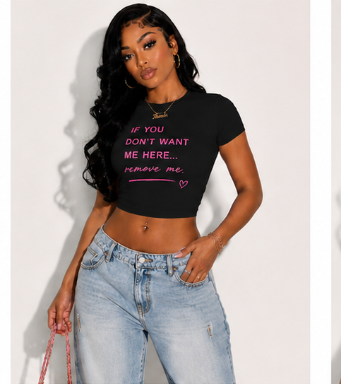 Remove Me Tee - BLK